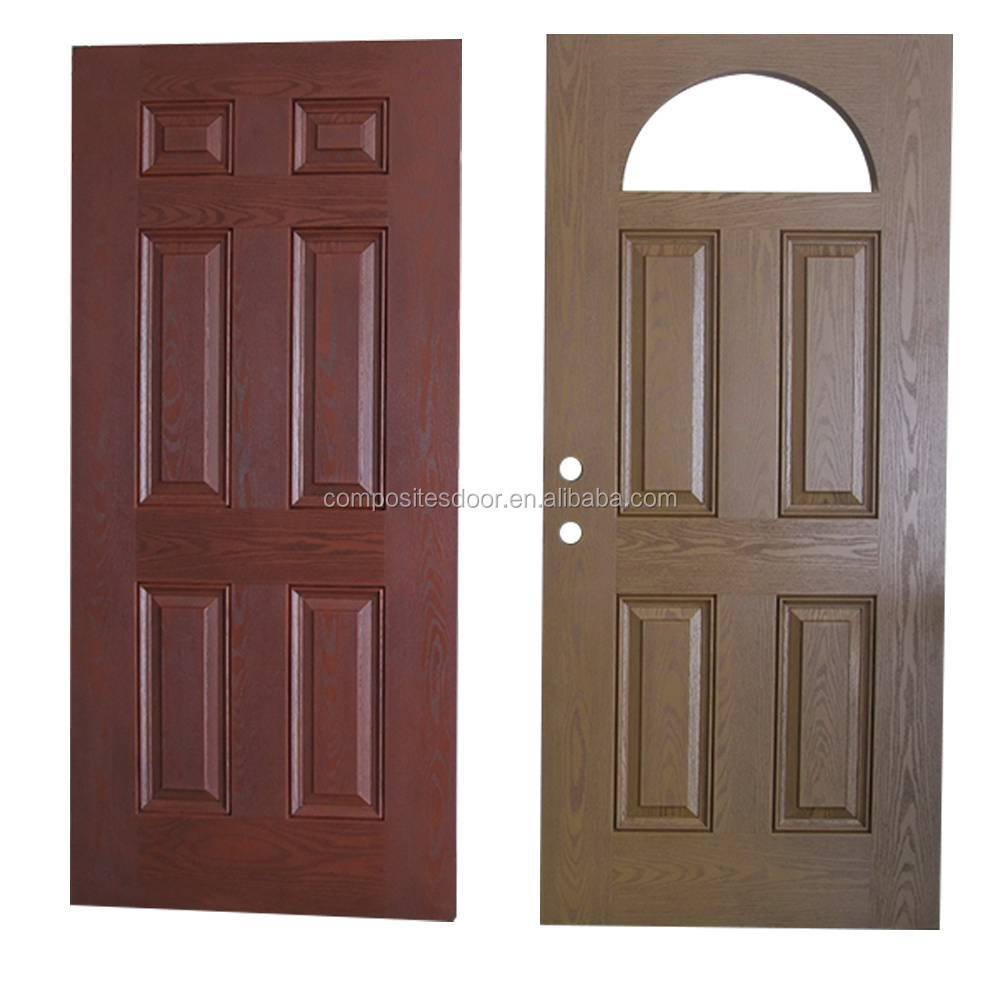 USA UK  standard waterproof arched Fibreglass composites entry door