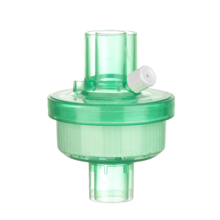 Compower Anesthesia Viral Bacterial Breathing Oxygen Suction Sterile Hme Bacteria Filter For Medical