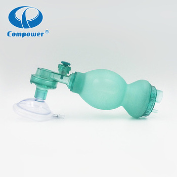 Compower Professional Manufacture Doctors Use Valve Parts Ambu Bag With Manometer