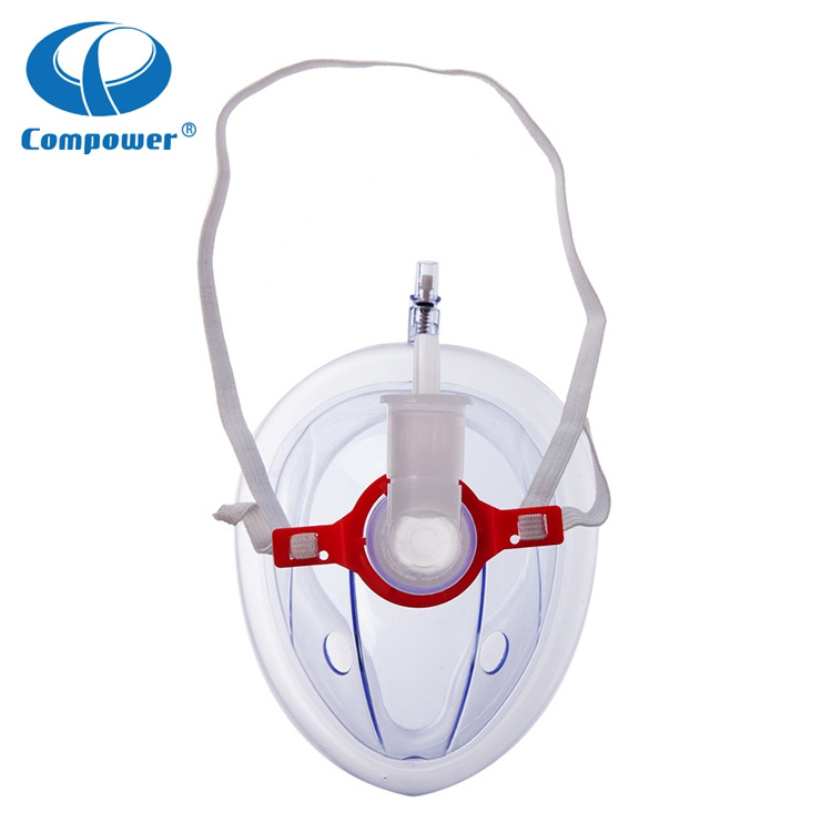 Oxygen Nebulizer Surgical Medic Supply Standard Button Soft Comfortable Valve Aerosol Anesthesia Nebulizer Mask With Tube