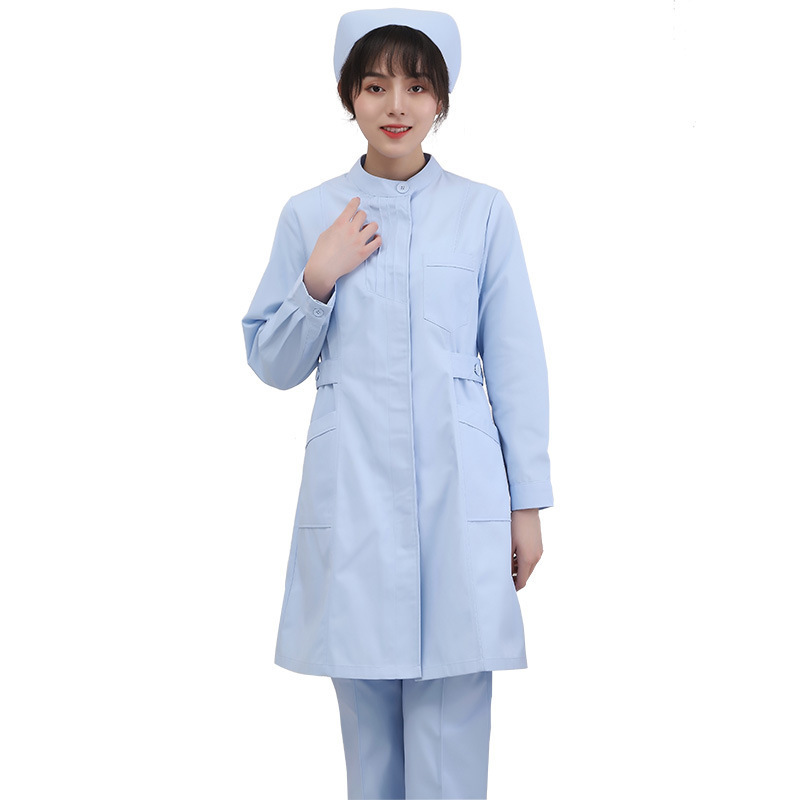 ceil blue stand collar medical uniformes de hospital scrub nurse uniform sets for women