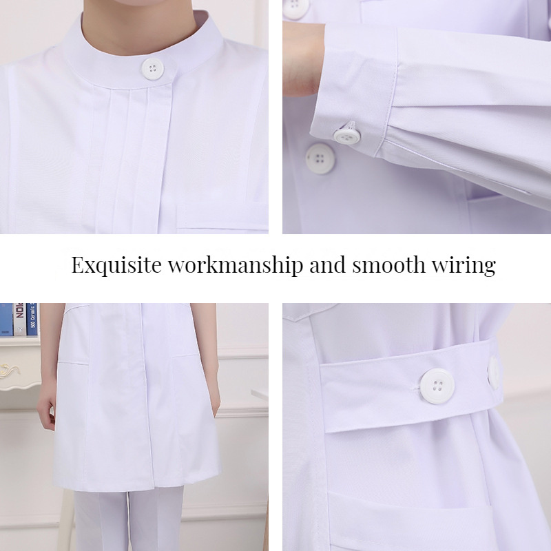 ceil blue stand collar medical uniformes de hospital scrub nurse uniform sets for women