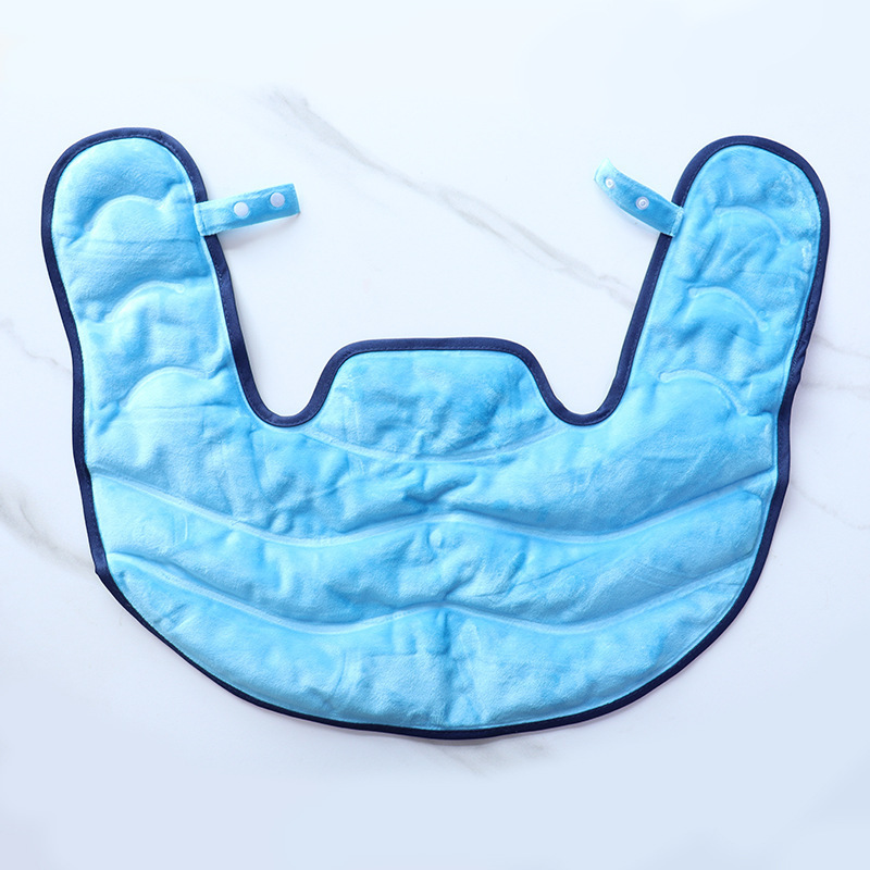 Compports OEM soft plush lining reusable compress pain relief hot cold gel ice pack for neck shoulder