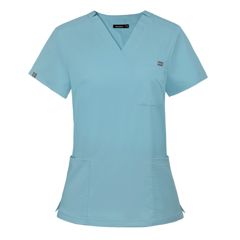 Eco friendly classic v-neck  yoga jogger luxury jogger nursing uniform medical scrubs wholesale for hospital uniformes de