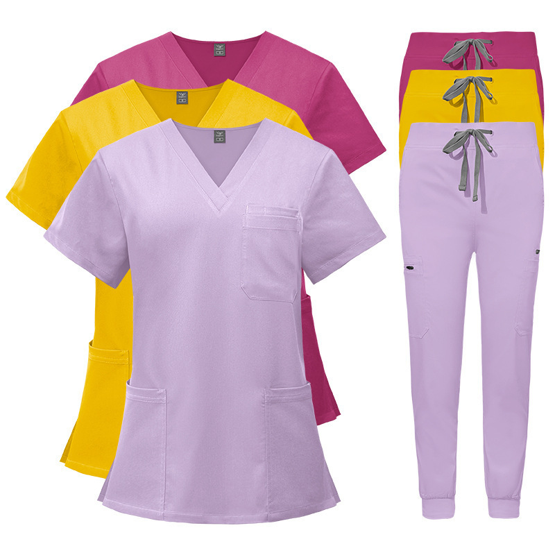 Wholesale oversize one piece nurses medical scrubs jumpsuit manufacturers woman suits uniforms