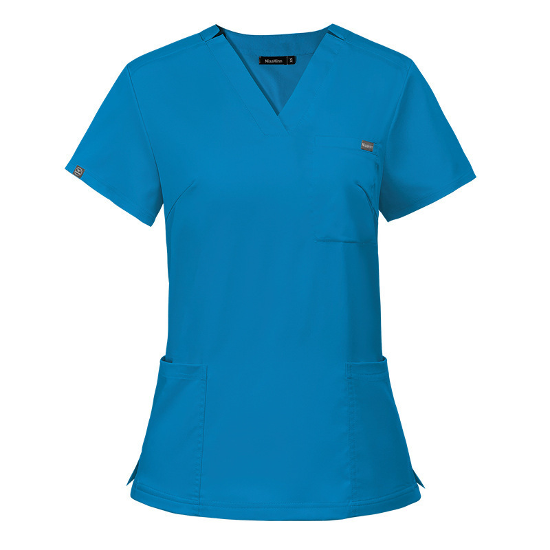 Eco friendly classic v-neck  yoga jogger luxury jogger nursing uniform medical scrubs wholesale for hospital uniformes de