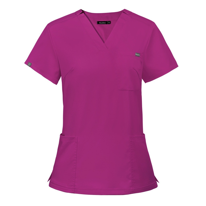 Eco friendly classic v-neck  yoga jogger luxury jogger nursing uniform medical scrubs wholesale for hospital uniformes de