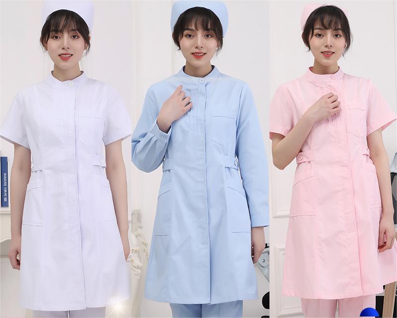 ceil blue stand collar medical uniformes de hospital scrub nurse uniform sets for women