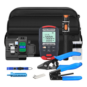 COMPTYCO AUA-X5 Optical fiber cleaver AUA-D7 Optical power meter Hot welding Visual fault locator OPM VFL Optical fiber tool set