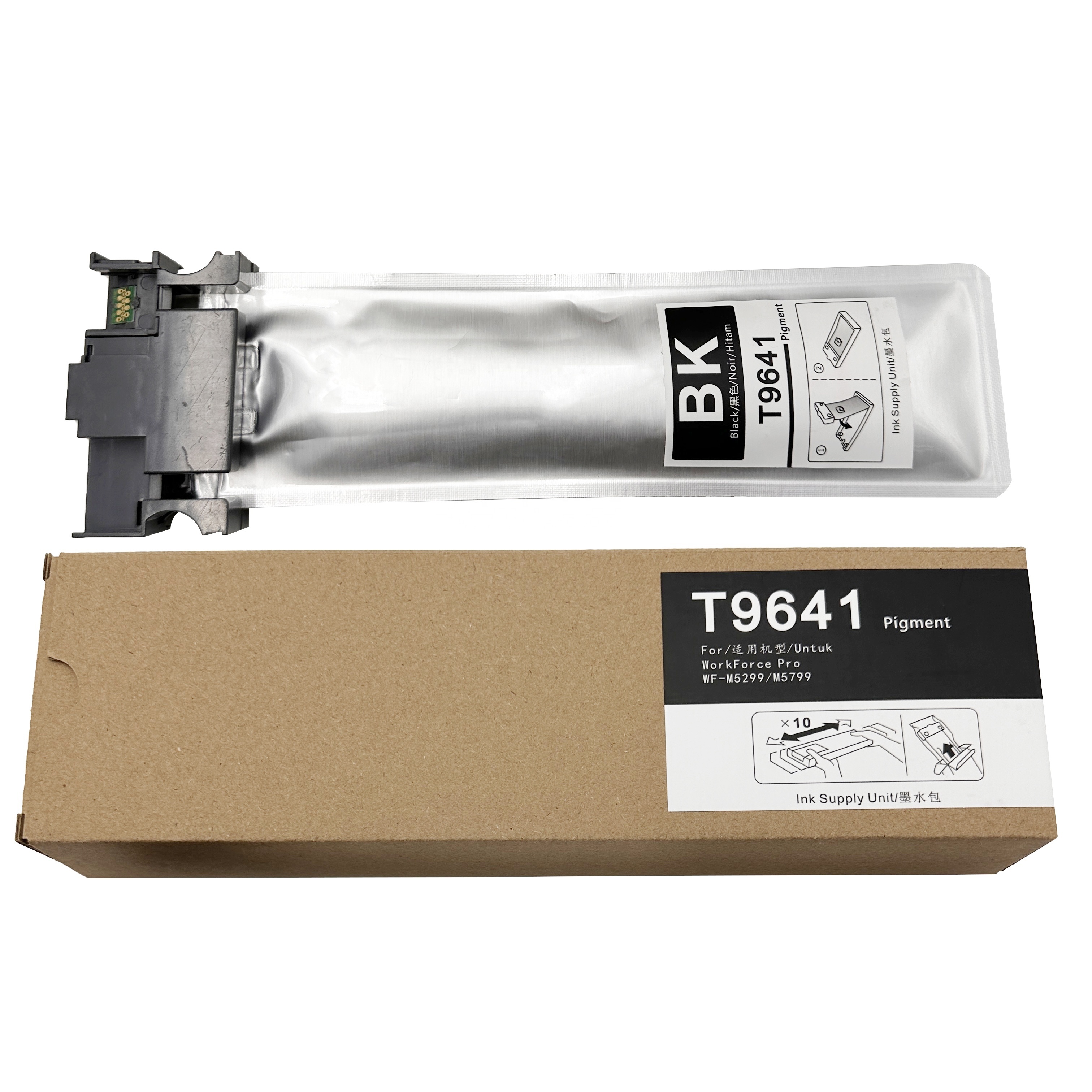 Comstar Ink T9661 T9641 T9651 Compatible Ink For Epson Workforce Pro WF-M5299 M5799 M5299 Ink Bag Cartridge