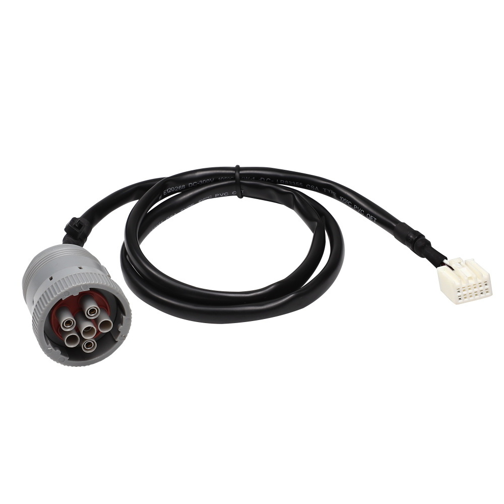 J1708 6Pin  Male To 12Pin Housing J1708 Conector BUS GPS Cable For Transport Equipment By Telematics,Fleet Management Or Truck