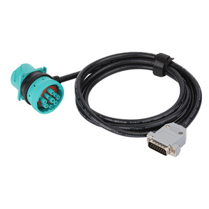 DB15Pin Male To J1939 Type2 Male/Female Sae J1939 9 Pin Adapter Cable For Transport Equipment By Telematics, Fleet Management Or