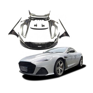 New Arrival Fiberglass Body Kit For Aston Martin DB9 Update DBS Model Front Rear Bumper Side Fenders Bodykit