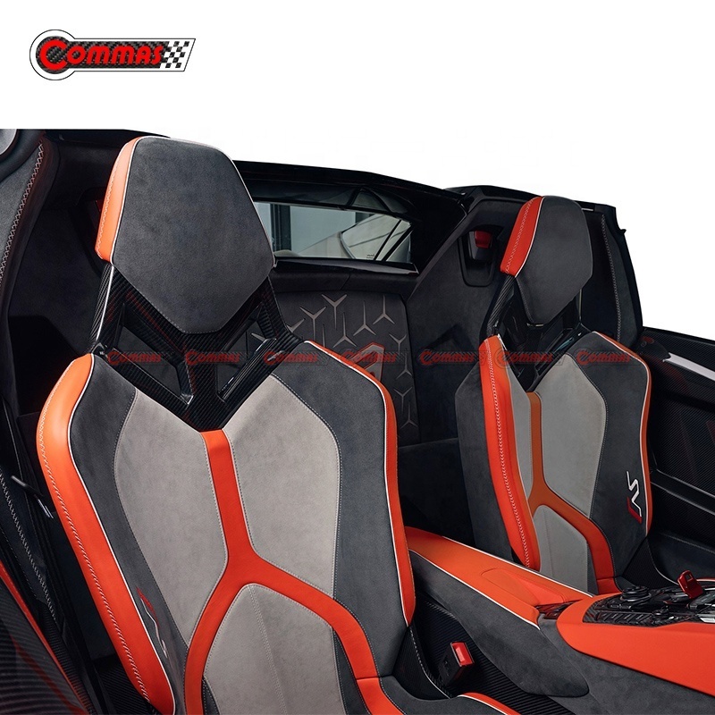 Luxury Car Interior Accessories Real Carbon Fiber Sport Racing Seat For Lamborghini Aventador SVJ