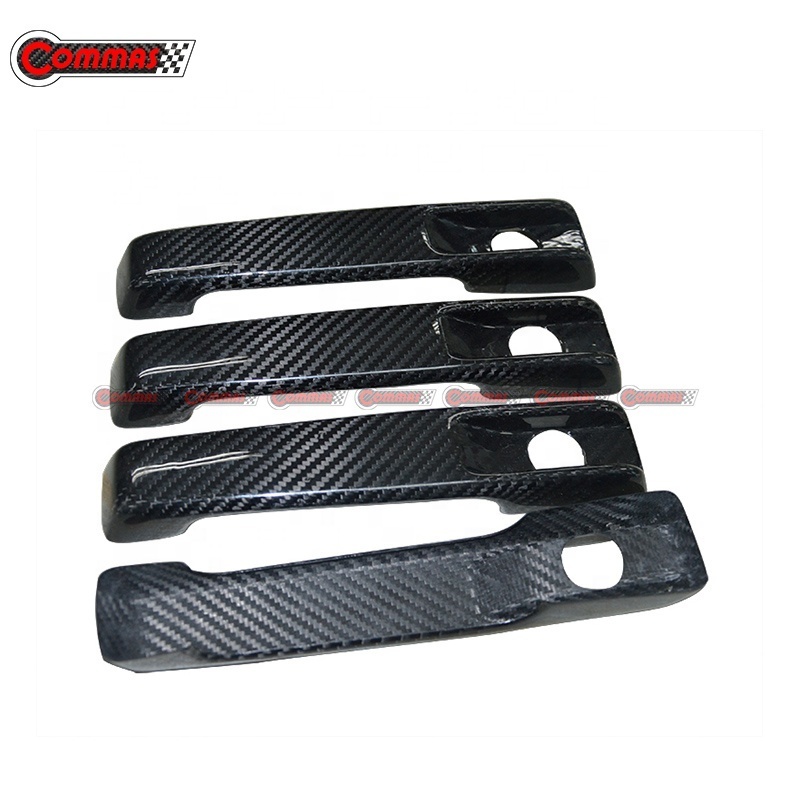 3k Carbon Fiber Car Exterior Trim Door Handles Covers For Mercedes Bens W463A W464 G Wagon Class G350 G400 G500 G55 G63 G65