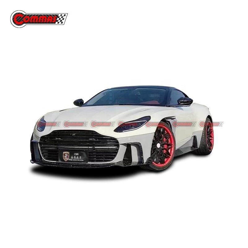 New Design MSY Style Half Carbon Fiber Front Bumper Lip Rear Diffuser Side Skirts Car Body Kit For Aston Martin DB11 Bodykit