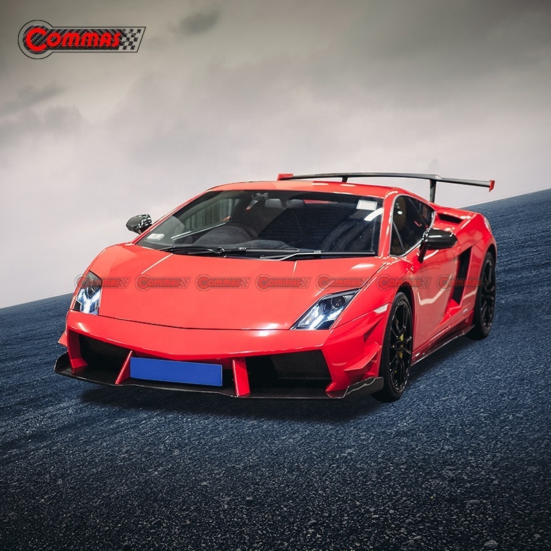 Facelift To RZ Style Carbon Fiber Front Bumper Rear Diffuser Spoiler Body Kit For Lamborghini Gallardo LP550-560