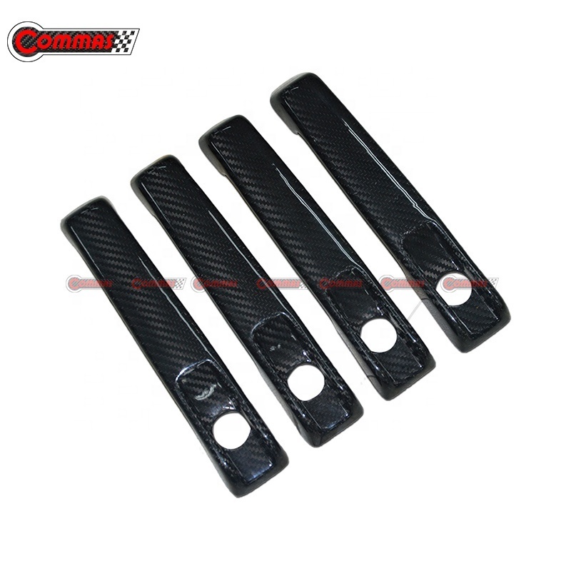 3k Carbon Fiber Car Exterior Trim Door Handles Covers For Mercedes Bens W463A W464 G Wagon Class G350 G400 G500 G55 G63 G65