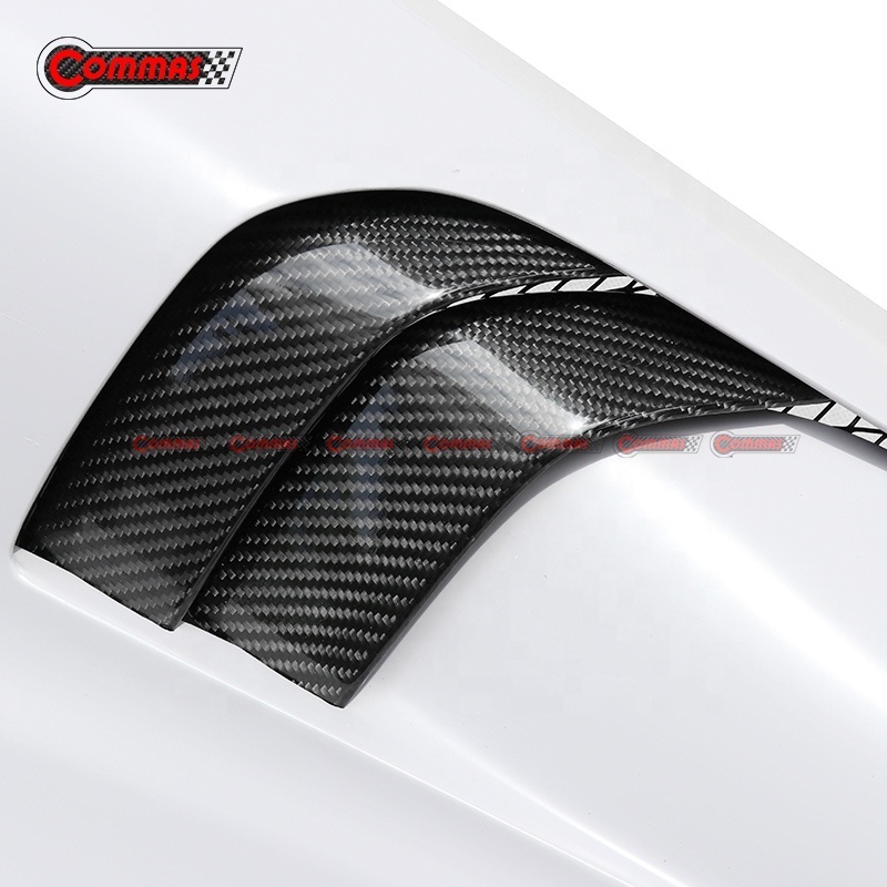 For Mclaren 540C 570S 600LT MSO Style Front Fender Vent Half Carbon Fiber Replacement Parts