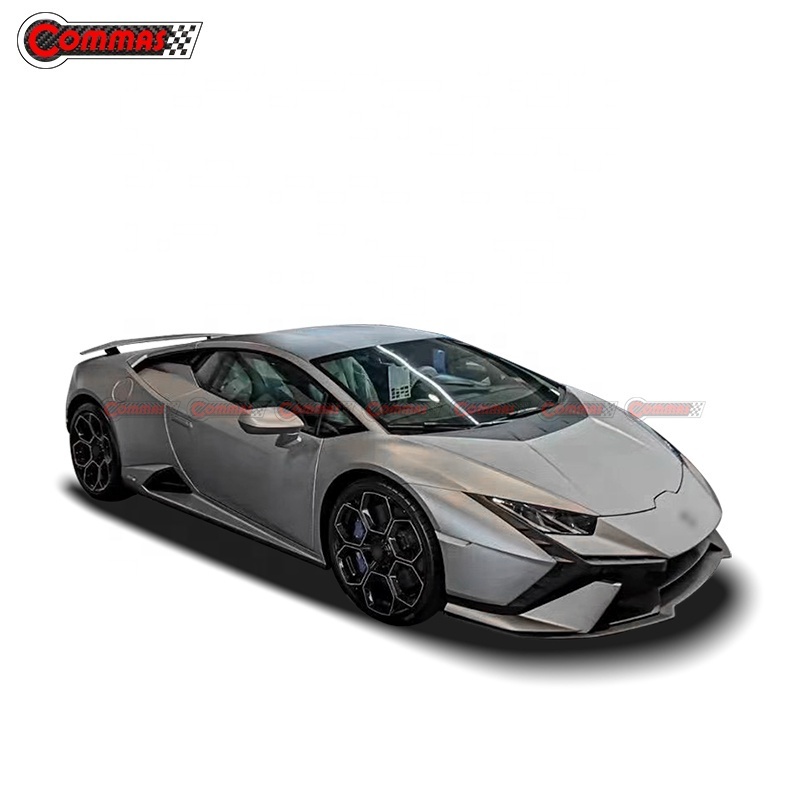 Tecnica Style Black Carbon Fiber Body Kit For Lambroghini Huracan Engine Cover Hood Front Rear Bumper Tailcap Bodykit