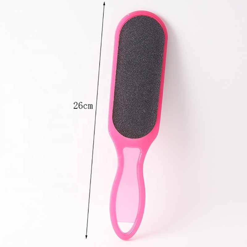 Hot Sale Colossal Sandpaper Plastic Long Handle Foot File For Personal Foot Care Callus Remover Dead Skin