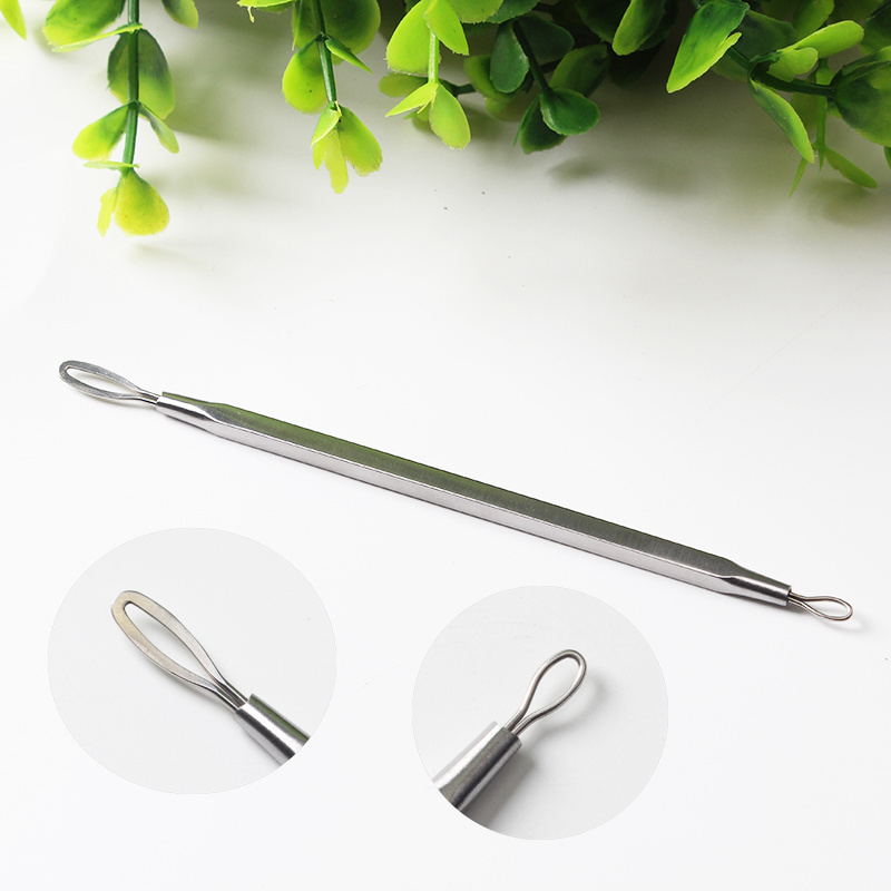 Small MOQ Stainless steel facial acne blackhead remover kit