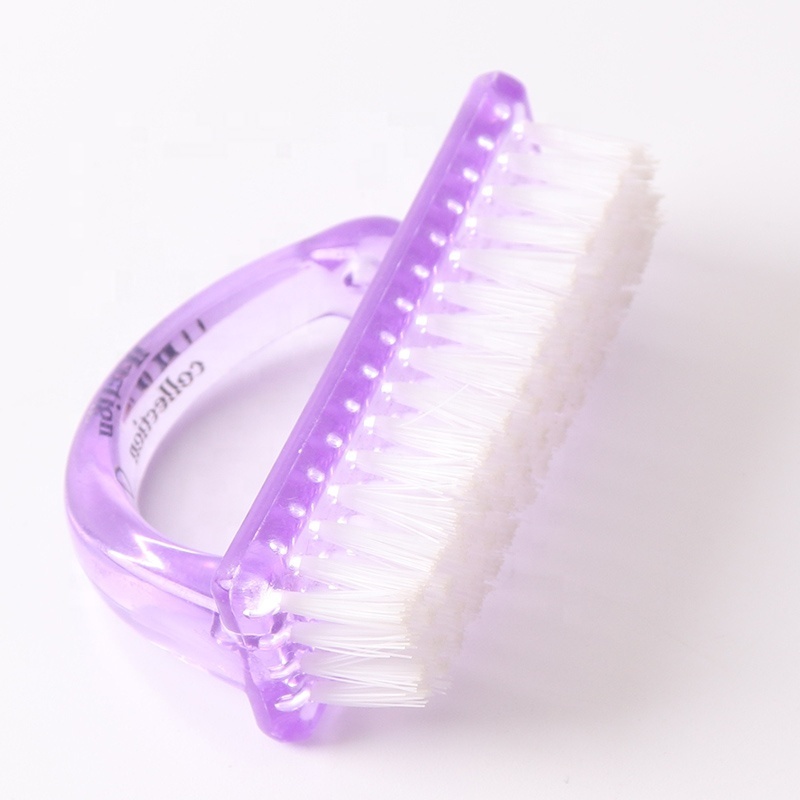 Factory Direct Handle Grip Pedicure Fingernail Scrub Cleaning Brushes For Toes And Nails Cleaner