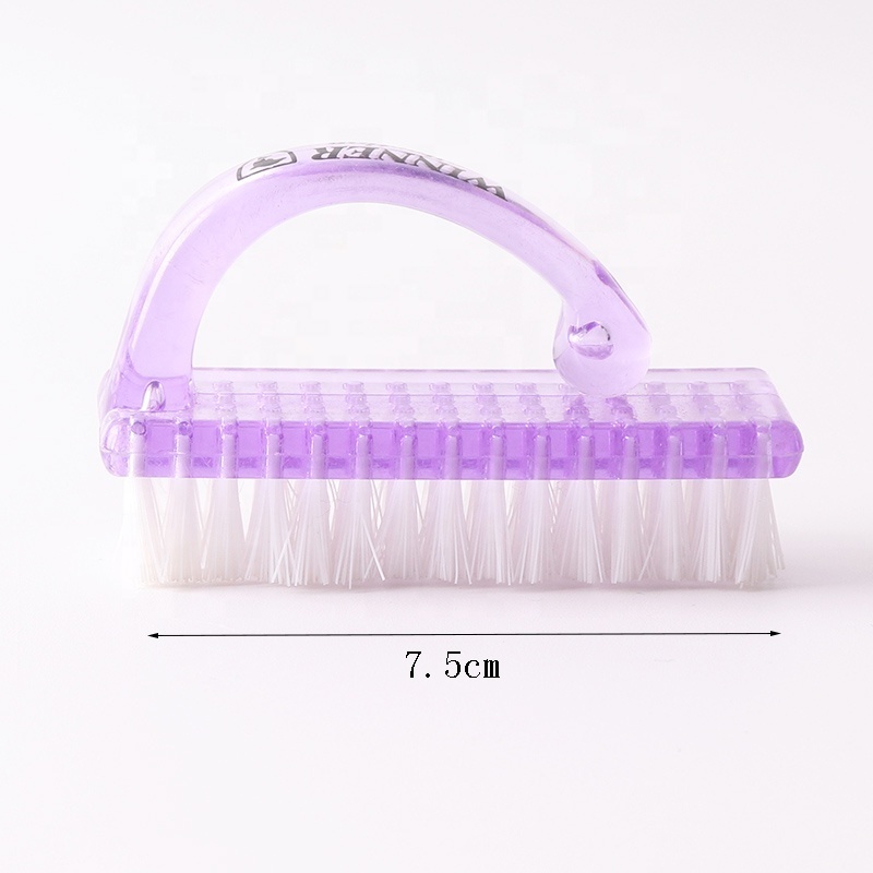 Factory Direct Handle Grip Pedicure Fingernail Scrub Cleaning Brushes For Toes And Nails Cleaner