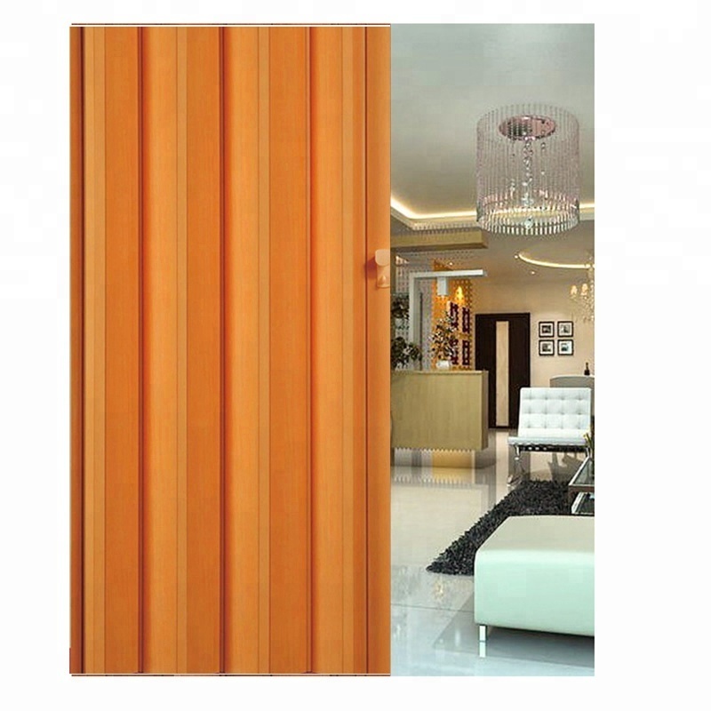 OEM Accordion Folding Doors With Lock Plastic Concertina Folding Doors size 36x80 inches