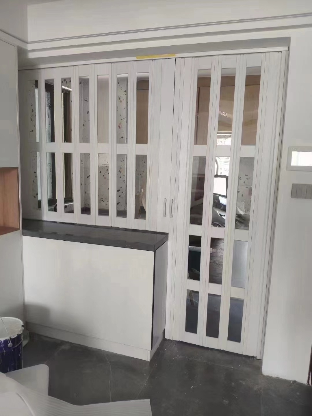 Good Quality Pvc Bathroom Louver Main Door Designs Double Door With Glass Of 6mm Thickness