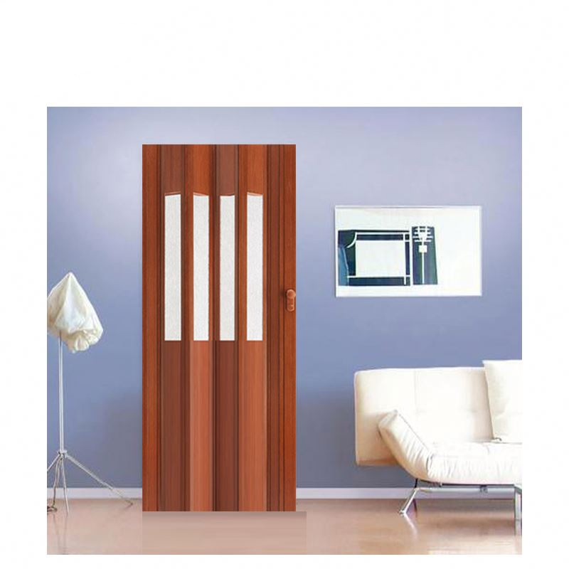 hot sale pvc folding door interior doors sliding Roller Shutter Interior Design Pvc Sliding Partition Economic Folding Door