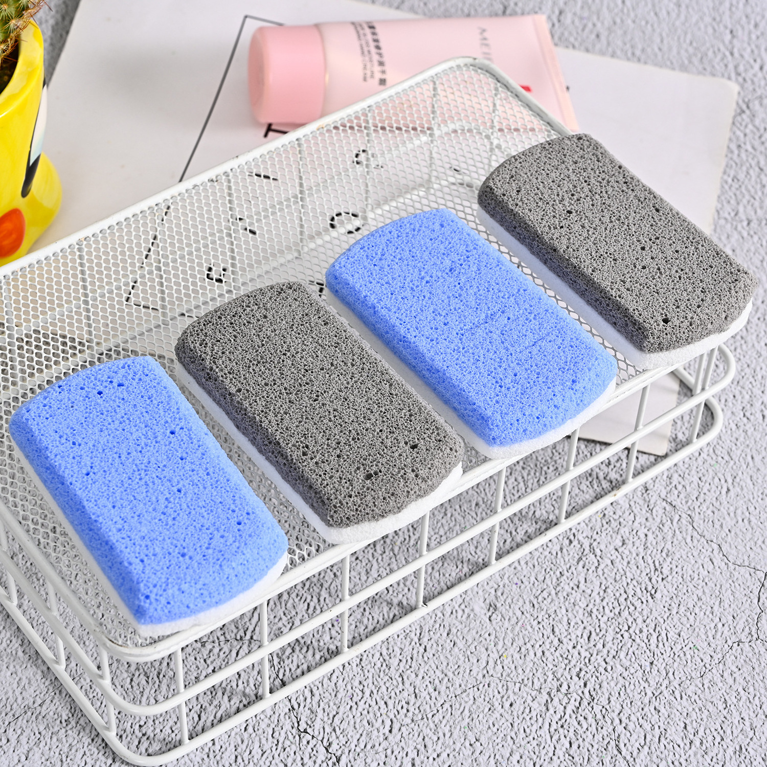 Reusable Feet Pedicure Foot Peel Scrub Exfoliating Skin Cleaner Foot Scrubber Pumice Sponge Stone Cleaning Foot Pumice Stone