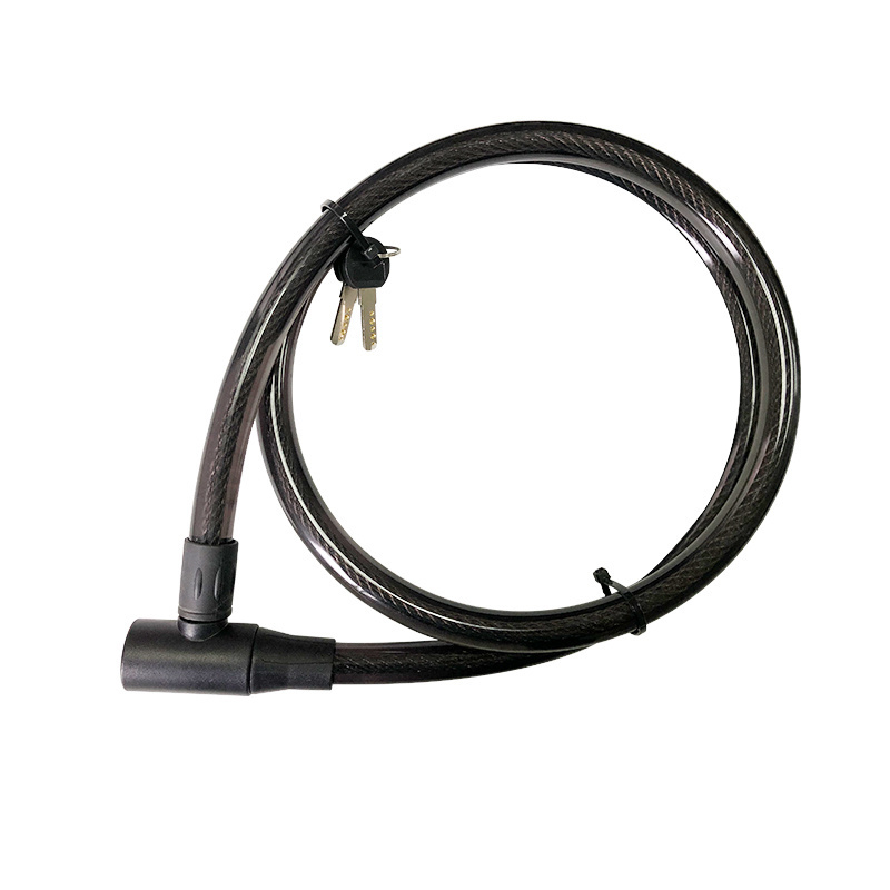 Universal Anti-Theft Locks Bike Locker 1m Long Steel Cable Coil Security Spiral Lock Bicycle Bikes Lock Basikal Kunci