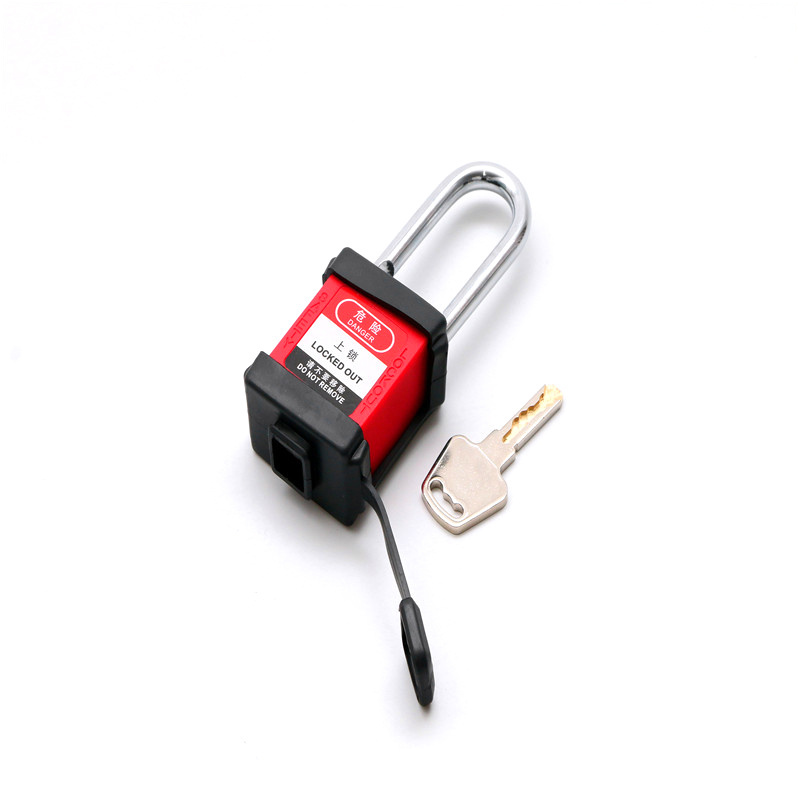 Industrial safety padlock Lock hanging safety lock Steel locking Long beam Nylon Industrial lock unique key or same key