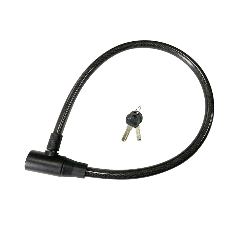 Universal Anti-Theft Locks Bike Locker 1m Long Steel Cable Coil Security Spiral Lock Bicycle Bikes Lock Basikal Kunci