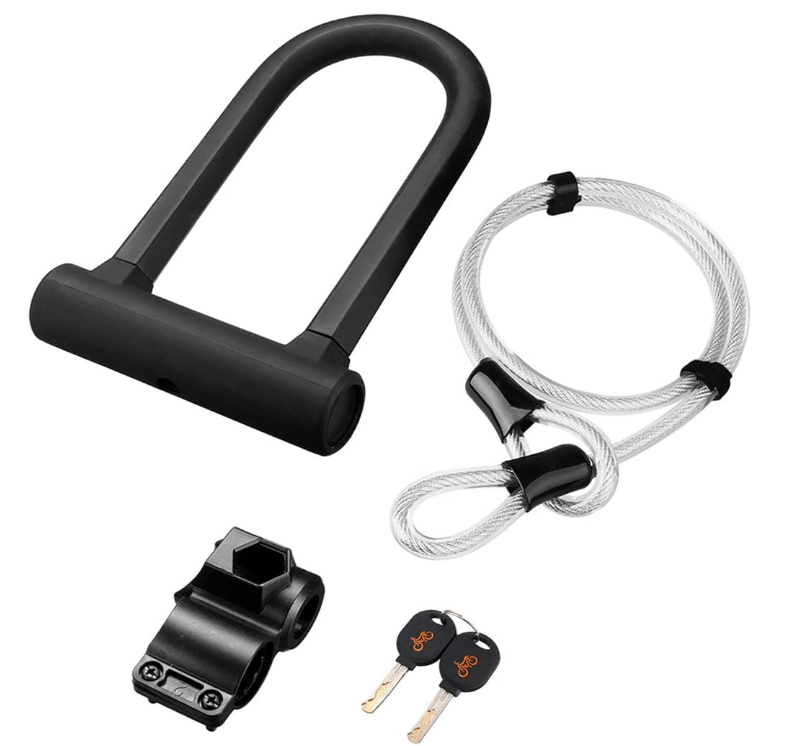 Heavy Duty D shape  Bike   Cycle Lock Shackle Lock U Lock