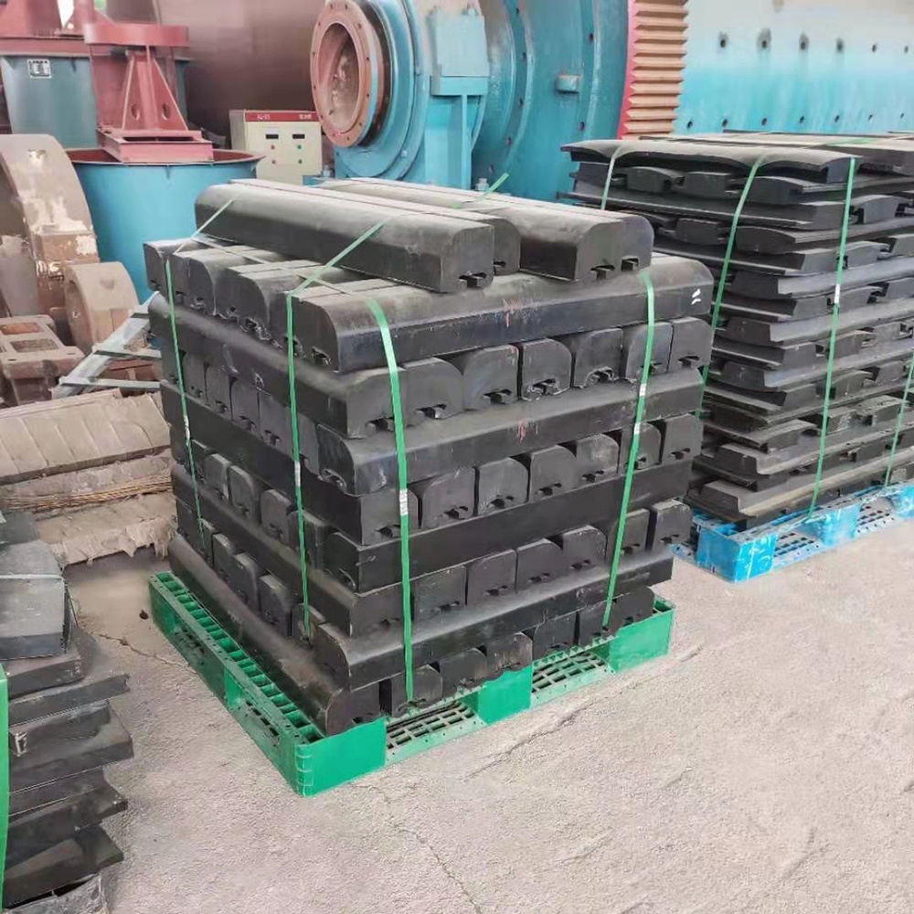 High Wear Resistance Casting Steel Mining Grinding Mills Lining Rubber For Ball Mill