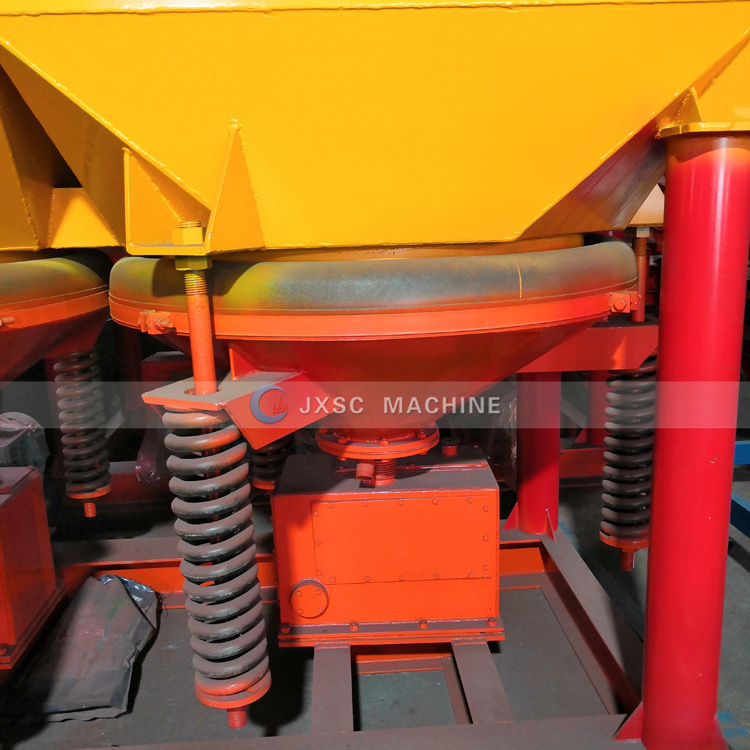 High Quality Gold Coal Tin Barite Pulsator Duplex Diamond Coltan Jig Machine