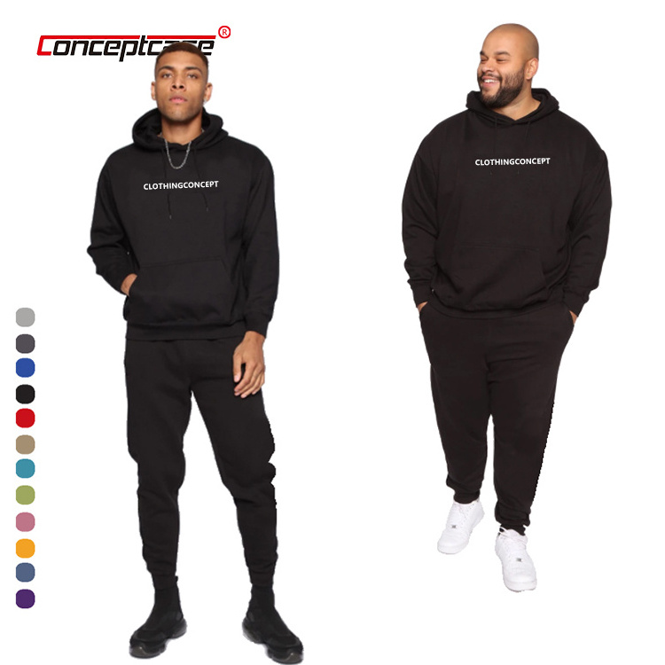 Custom Logo Unisex Jogger Sweat Suits Women Men'S Sweatsuit Hoodies Set Long Sleeve 2 Pcs Joggers Hoodie Set Tracksuit For Women