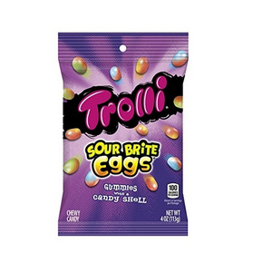 Trolli Sour Brite Eggs Gummy Candy, 4 Ounce Bag, 12 pack