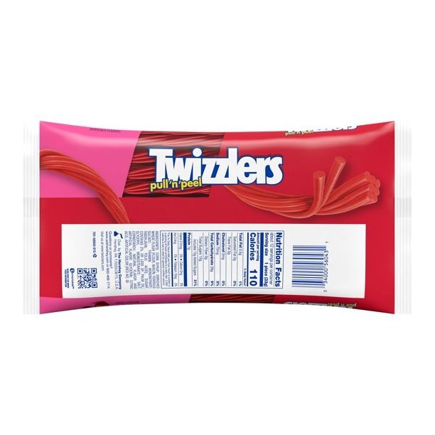 Twizzlers Pull 'N' Peel Cherry Licorice Candy 14 oz (Pack of 3)