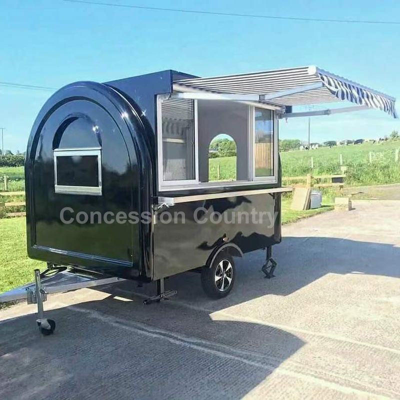 Mobile Food Truck Trailer Fully Equipped Coffee  Bar Pizza Hot Dog Cart Catering Truck Concession Food Trailer