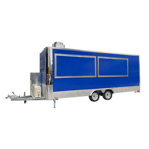 Best Price CE Certificate Mobile Fast Food Van Coffee Carts Food Trailer For Sale Ice Cream Pizza Truck Catering Shop