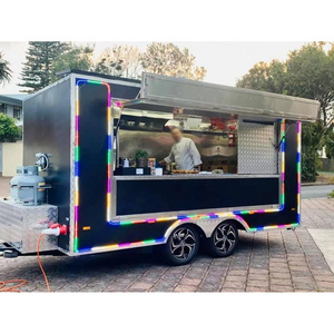 2023 Hot Selling Mobile Food Kiosk Catering Trailer Sushi Food Truck Coffee Stall Concession Food Trailer For Sale