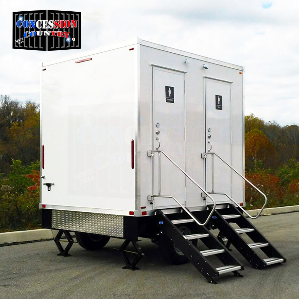 Concession Country Top Quality Luxury Toilet Trailer Portable Toilet Trailer of Mobile Portable Toilet for Sale