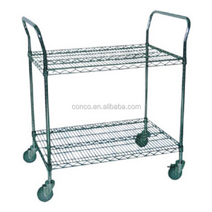 ESD PCB Storage Cart Trolley Stainless Steel Cart With Wheels