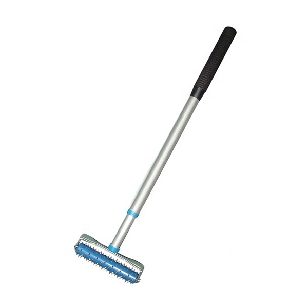 Perforator roller with extension handle and Soft grip paint roller