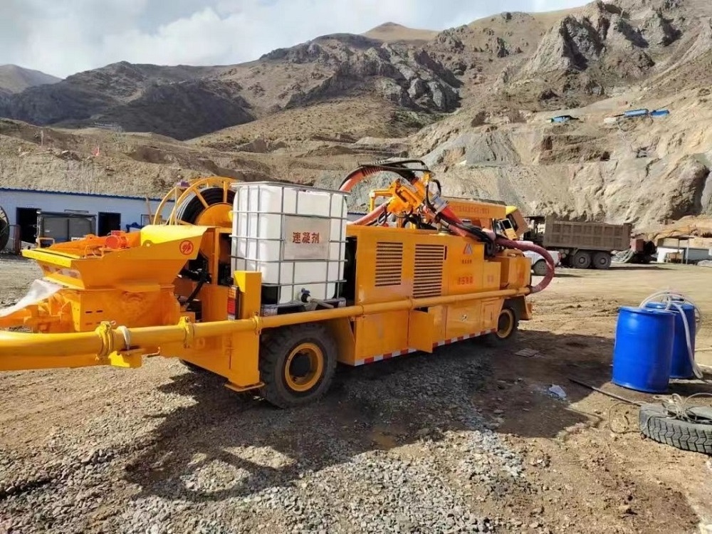 Professional manufacturer Wet Concrete shotcrete robot/Robotic shotcrete machine with CE