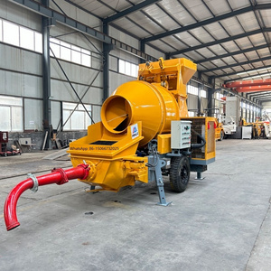 Hot Sale Diesel Portable Concrete Mixer With Pump Factory Directly concrete mixers and concrete pump for civil construction