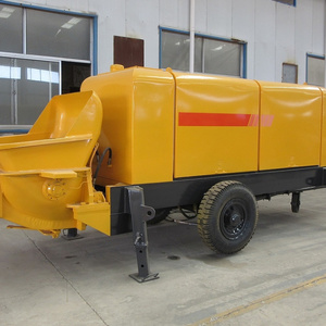 diesel mobile concrete pumping machine China stationary concrete pump cement/trailer concrete pump for Civil Construction Works